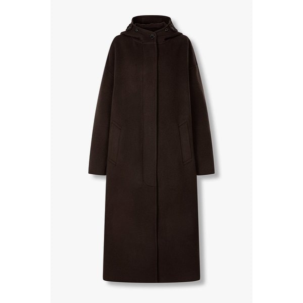 히든버튼 후드 오버핏 코트 9105411222071