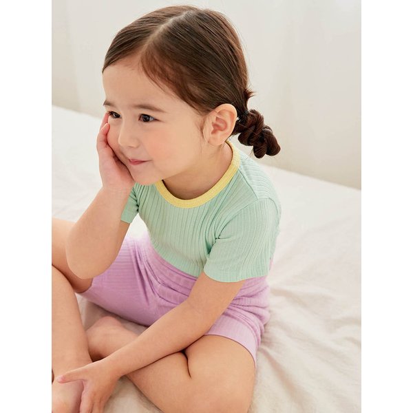 반팔아이스크림 배앓이방지실내복_5color