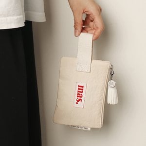 마스마룰즈 Mini strap pouch _ Solid 베이지