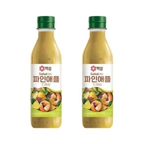 백설 파인애플드레싱 560g x2개