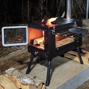 SITO 화목난로 캠핑 야외 장작 숯 불멍 화로대 휴대용
