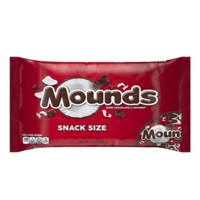 마운즈  다크  초콜릿  앤  코코넛  스낵  캔디  바  개별  포장  11.3  온스