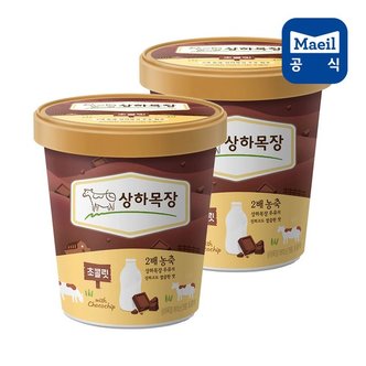 매일 상하목장 유기농 아이스크림 초코 파인트 475ML 2개 상하 아이스크림_P352131583