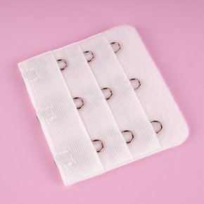 브라크로스확장부품 여성속옷부속품 브라확장밴드 브라확장악세사리 3버튼 화이트 브라연장후크