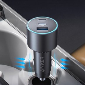 USB C 차량용 충전기 어댑터 167.5W 2C1A 고속 3포트