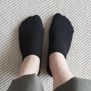 오노마 ONM 발목 양말 블랙 골지 용