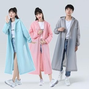 고급형 무광 우의 EVA 남성 여성 낚시 캠핑 등산 우비 비옷 파스텔컬러 yw19