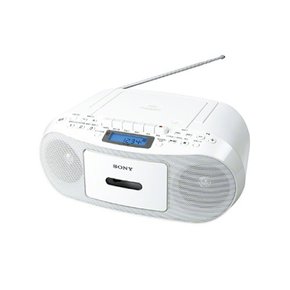 소니 CD 라디오 카세트 코더 S50 WHITE-CFD-S50W