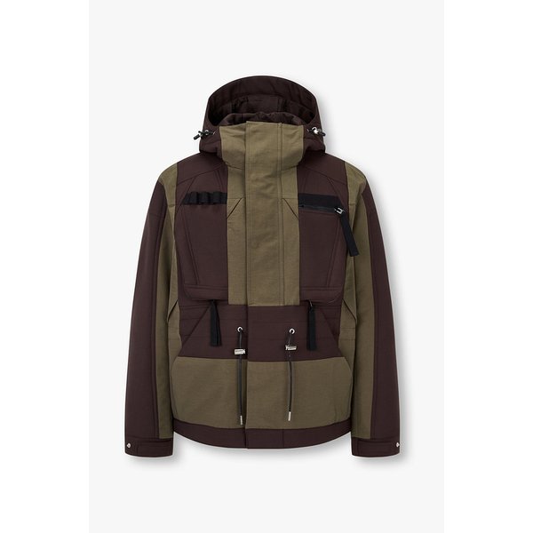 남성 슈팅 본딩 믹스 그로스레인 블루종 (체리 브라운) 6425301128000