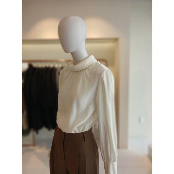 [여주점] 씨씨콜렉트 보트넥타이리본블라우스 E261msc105