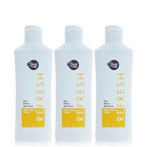 샤워메이트 리프레시 바디워시 180ml 3개 여행용