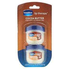 미국직구 Vaseline 바세린 립 테라피 코코아 버터 립밤 7g 2팩