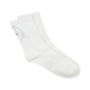 K2 케이투 KUA25S52W2 그래픽 중목 양말_White 4668425