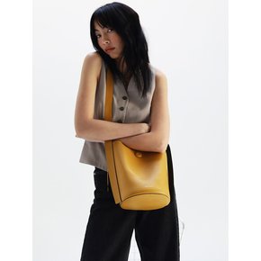 Reversible Bucket Bag Mustard + Black