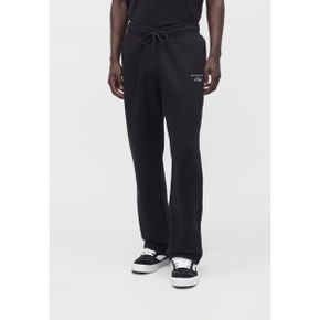 Abercrombie  Fitch 아버크롬비 앤 피치 트렌드 로고 오픈 헴 - 트랙수트 하의 검정색 8098886