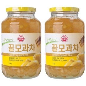 오뚜기 꿀모과차 2kg(1kg x 2병)