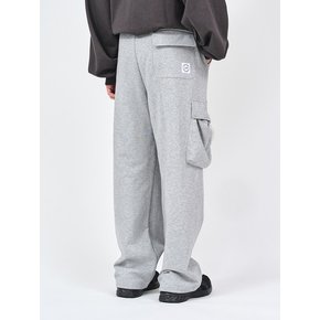 WIDE STRING CARGO SWEATPANTS MGR