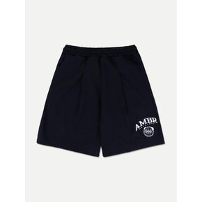 SPORTY AMBR Training Banding Sweat Short Pants ASP603 (Navy)