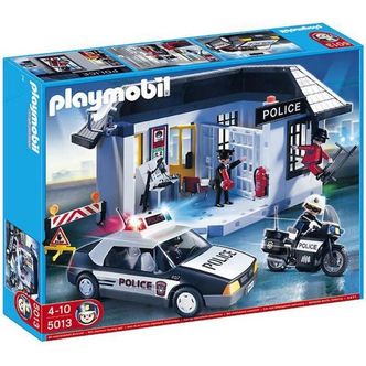  영국 플레이모빌 경찰차 경찰 Playmobil US Complete Police Set 5013 1716036