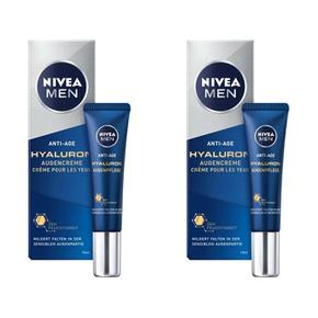 [해외직구] 독일직구 Nivea 니베아 남성용 히알루로닉 아이크림 15ml 2팩