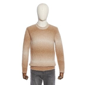 F/W 이태리 직수입 알파카 가로 블록 스트라이프 라운드 니트 _ PODBKT57A