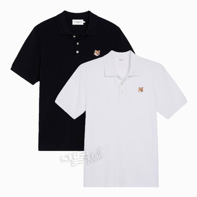 남녀공용 폭스패치 폴로티셔츠 FU00203KJ7007 MAISON KITSUNE FOX HEAD PATCH CLASSIC POLO