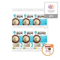 청정원 콩담백면 150g 6개 + (증정)종가 열무김치400g