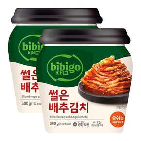 비비고/썰은배추김치500G(용기)/2개