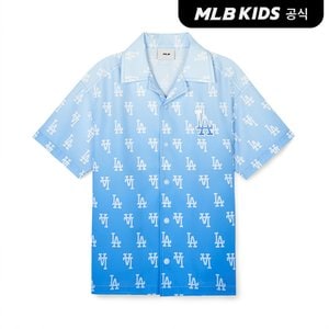 MLB키즈 (공식)24SS 클래식 모노그램 그라데이션 셔츠 7AWSM0243-07SBD