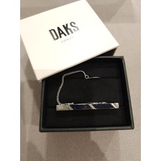 2024  F/W DAKS 백금도금 스트라이프 사금석 넥타이핀 (DKF1ACTP242S1)