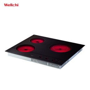 3구 하이라이트 빌트인 매립형 가정용 업소용 원룸 전기레인지 KR-307TC