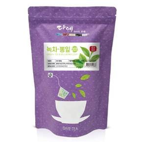 [본사직영] 다예 100% 국산 맛있는 녹차뽕잎차 생분해 삼각 티백 20개입