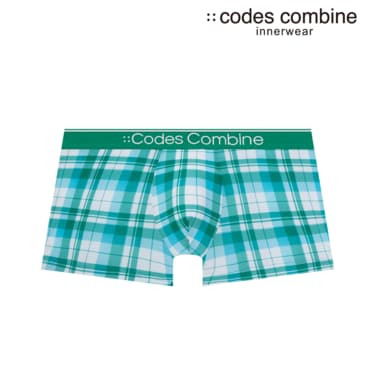 코데즈컴바인이너웨어 체크프린트 그린드로즈 (CDMDR447GR)