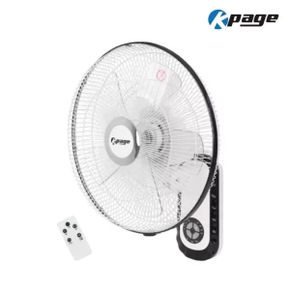 16인치 벽걸이 선풍기 리모컨 타이머 5엽 KEF-W2616R