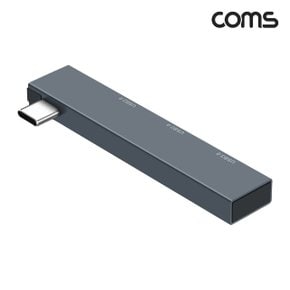 Coms C타입 USB허브 3포트 USB 2.0 + USB 3.0 (WBE2C77)