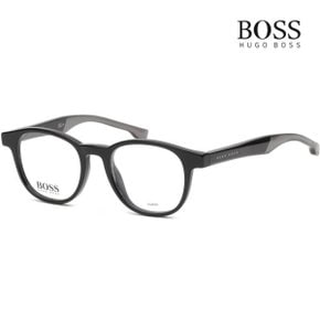 휴고 보스 안경테 BOSS1053 807 블랙 뿔테 명품 패션