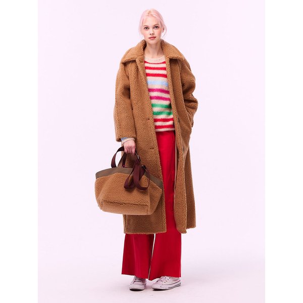 테디 코트 (CAMEL)