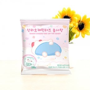 산리오 캐릭터즈 솜사탕 9g 스티커 색상랜덤