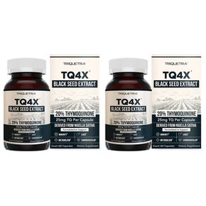 트리퀘트라 블랙 시드 오일 60캡슐 2팩 Thymoquinone Black Seed Oil Extract