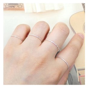 silver cut ring(4개)_R1505SY0(이태리수입품)