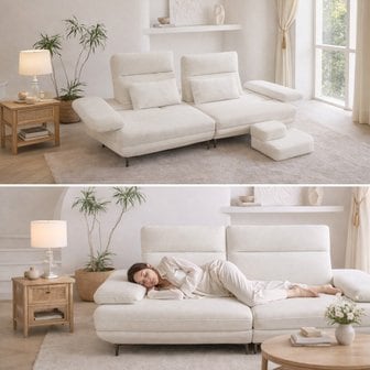  방수 이지클린 광폭 스윙 패브릭 소파 3.5인 SK5201R (착불)