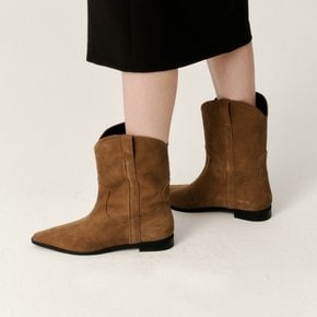 Suede Western Boots LC277_2cm