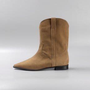 Suede Western Boots LC277_2cm