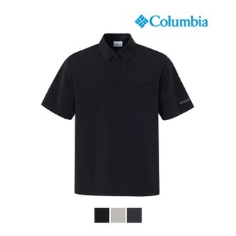 컬럼비아 남성 포켓 패치 스트레치 우븐 셔츠_블랙 (C52-YMD603)
