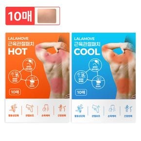 온열 쿨링 근육관절 패치 멘톨