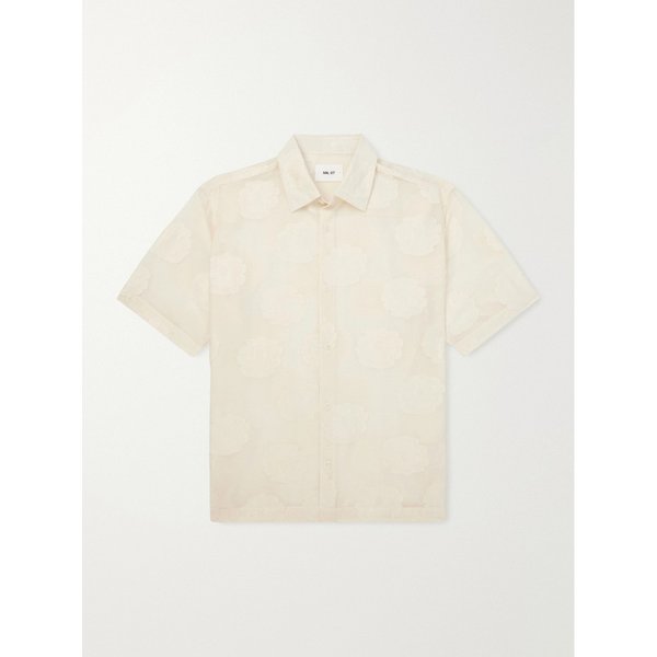 NN.07 플로럴 자수 코튼 블렌드 셔츠 46376663163026353