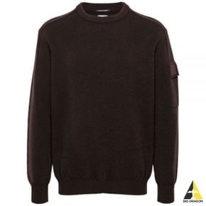 Company CP컴퍼니 24FW Merino Wool Crew Neck Sweatshirt (17CLKN017A 005528A 597) (메리노