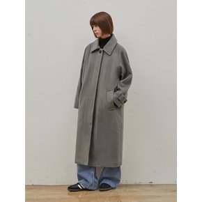 WOOL QUILTING OVER LONG COAT KHAKI