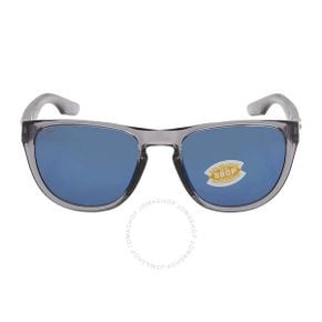 4136776 Costa Del Mar Irie Blue Mirror Polarized Polycarbonate Square Uni Sunglasses