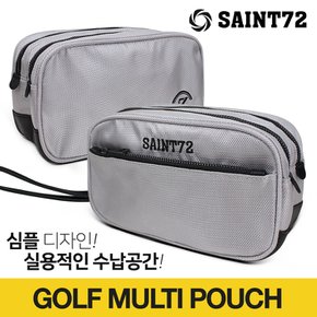 세인트72 X SAINT72 2단 멀티 골프 파우치(그레이)